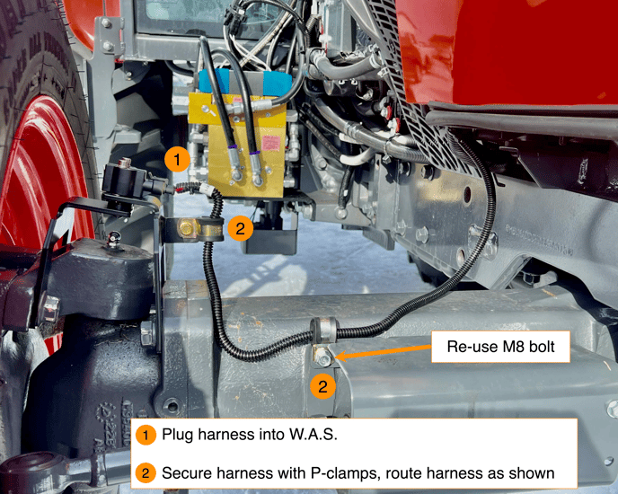 11-Harness and P-clamp installation