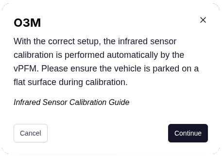 O3M Cal Step 1