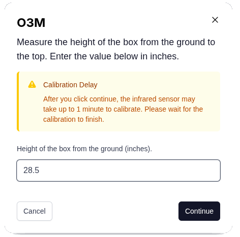 O3M Cal Step 3